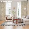 1PC NAPEARL 70-80% Blackout Degree European Retro Printed Ruffle Edge Blackout Curtain for Bedroom Living Room Home Decor