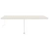 VidaXL Automatic Freestanding Awning 600x300 Cm Cream 3069607