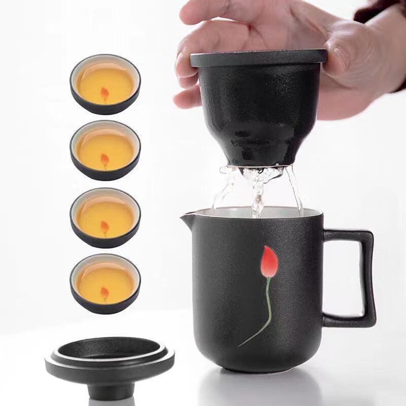 Chaxun Portable Ceramic Gongfu Tea Set