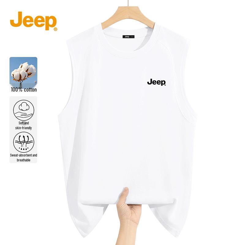JEEP Men s Breathable Cotton Tank Top 3XL