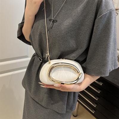 Kontrastowy kolor, spersonalizowany styl, modny nowy łańcuszek, mała kwadratowa damska torebka crossbody na ramię