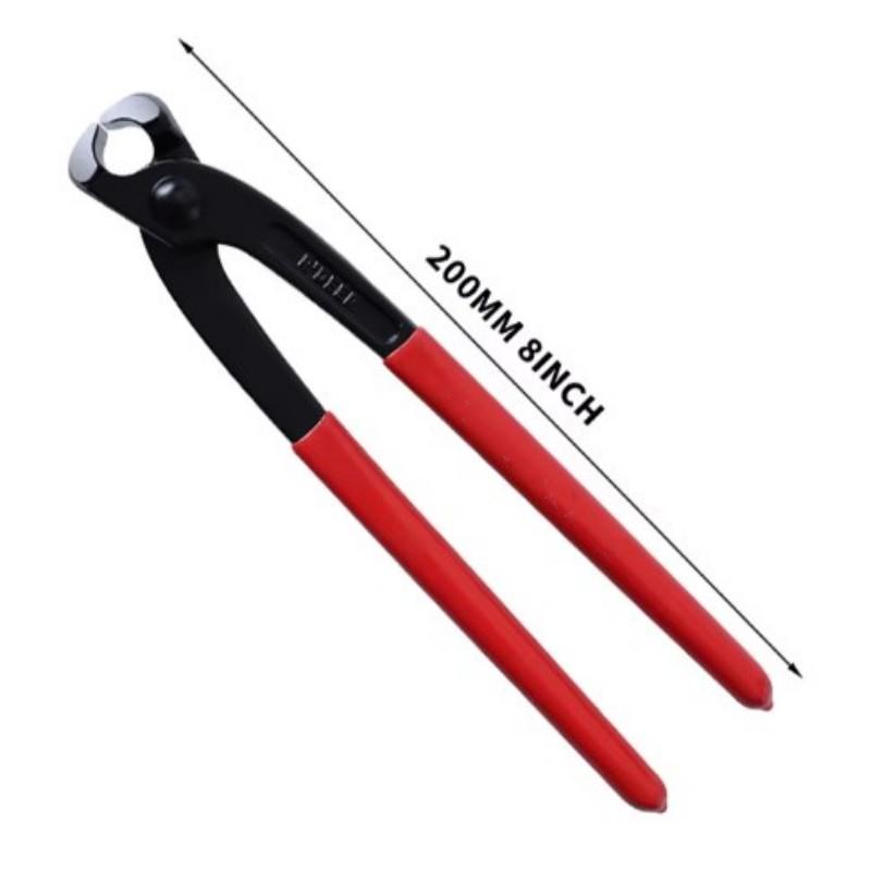 Kleště na svorky s jedním uchem 8 palců/200 mm Kleště z uhlíkové oceli Stahovák na hřebíky pro ruční opravy automobilů