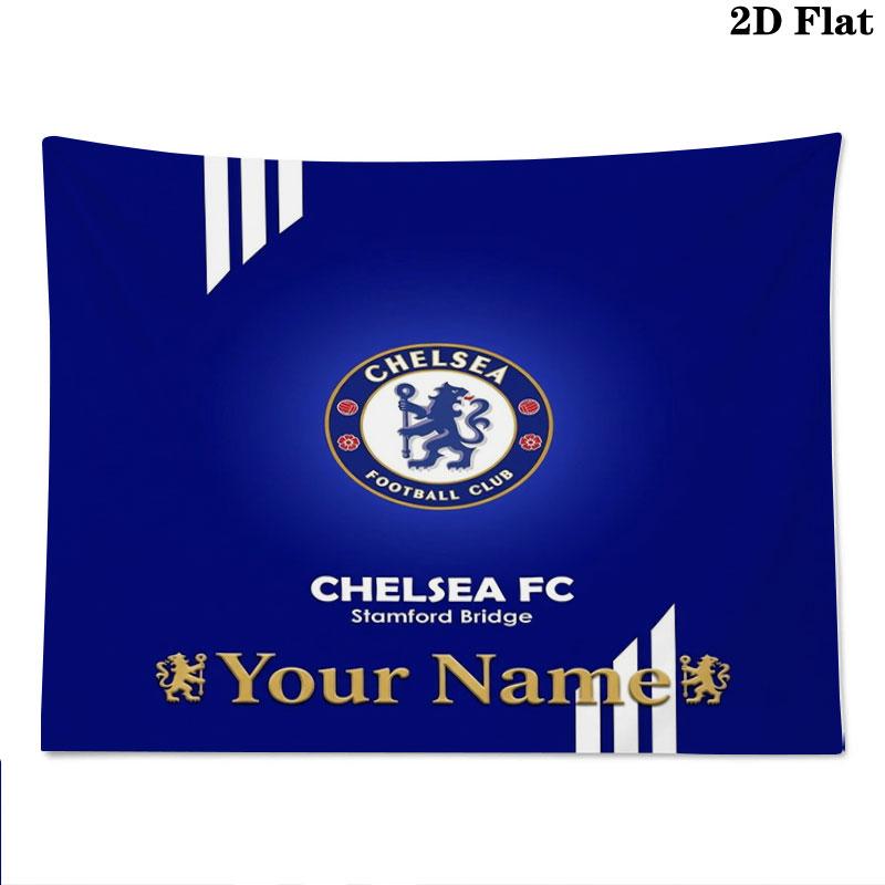 Chelsea F Custom Name Wall Tapestry Aesthetic Wall Hanging Printed Fabric Blanket Decorative Tapestries for Bedroom Living Room Home Decor
