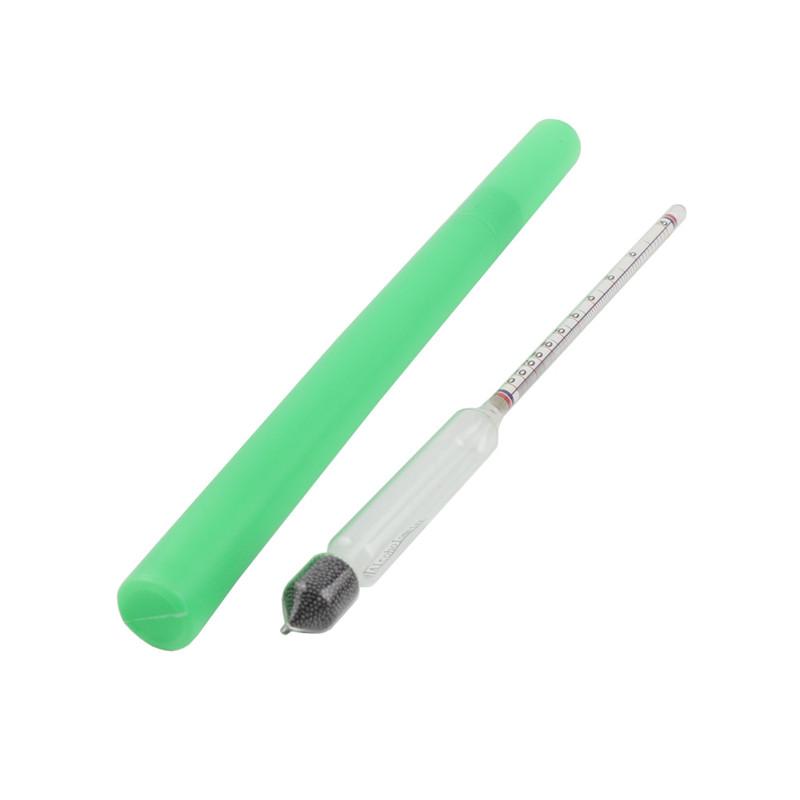 0-100% Areometr do alkoholu Tester Plastikowy Cylinder Miarkowy Alkoholomierz Wino Vintage Whisky Destylacja Piwo Warzenie