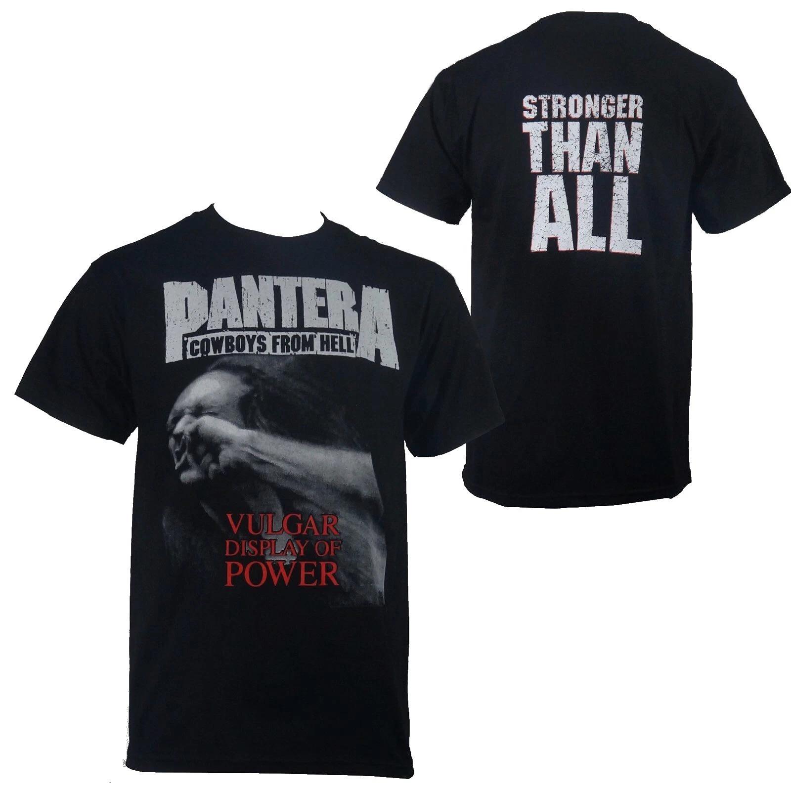 PANTERA cd cvr VULGAR DISPLAY OF POWER Official SHIRT MED New stronger than all L