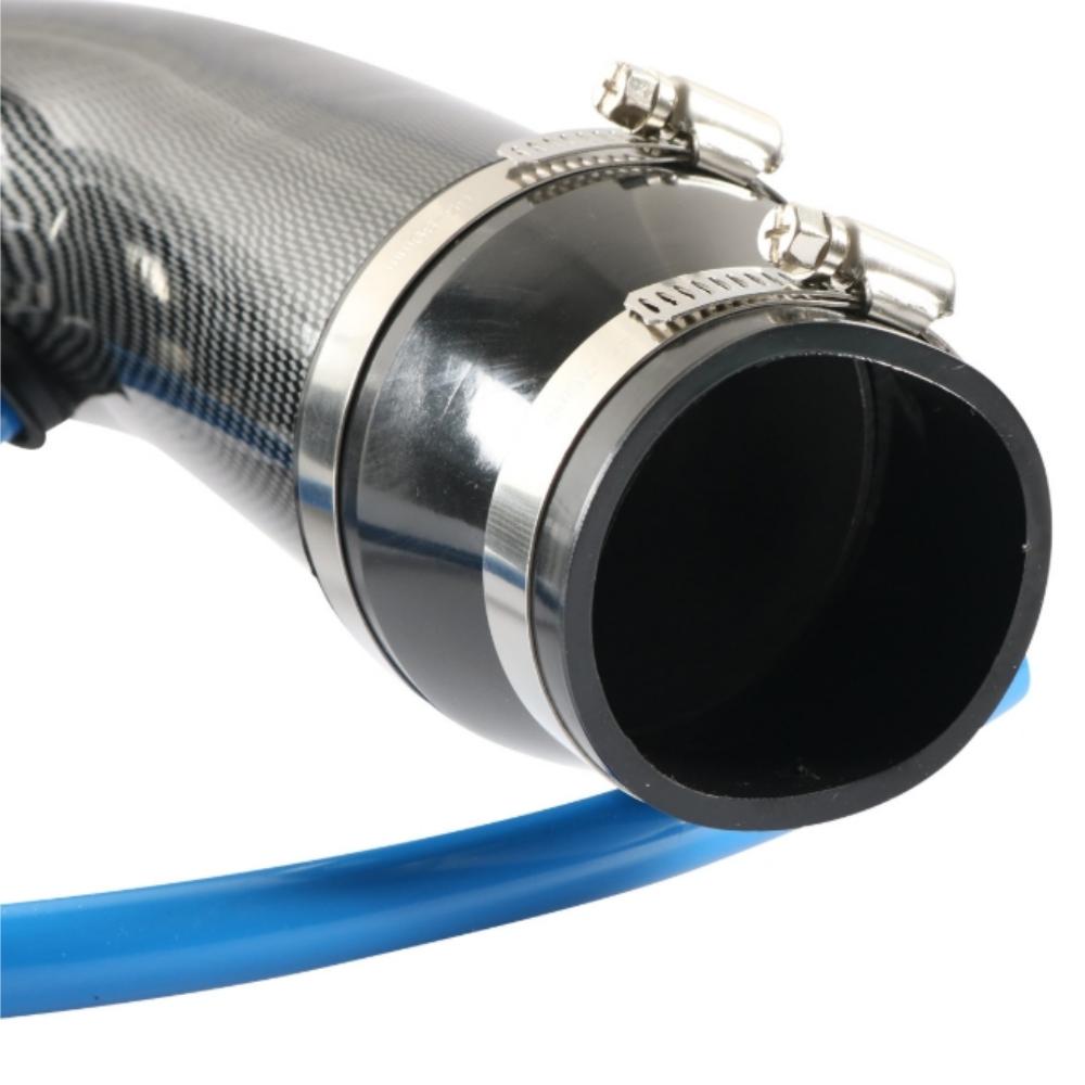For76mm/3-inch car cold air mushroom head intake pipe filter air aluminum set