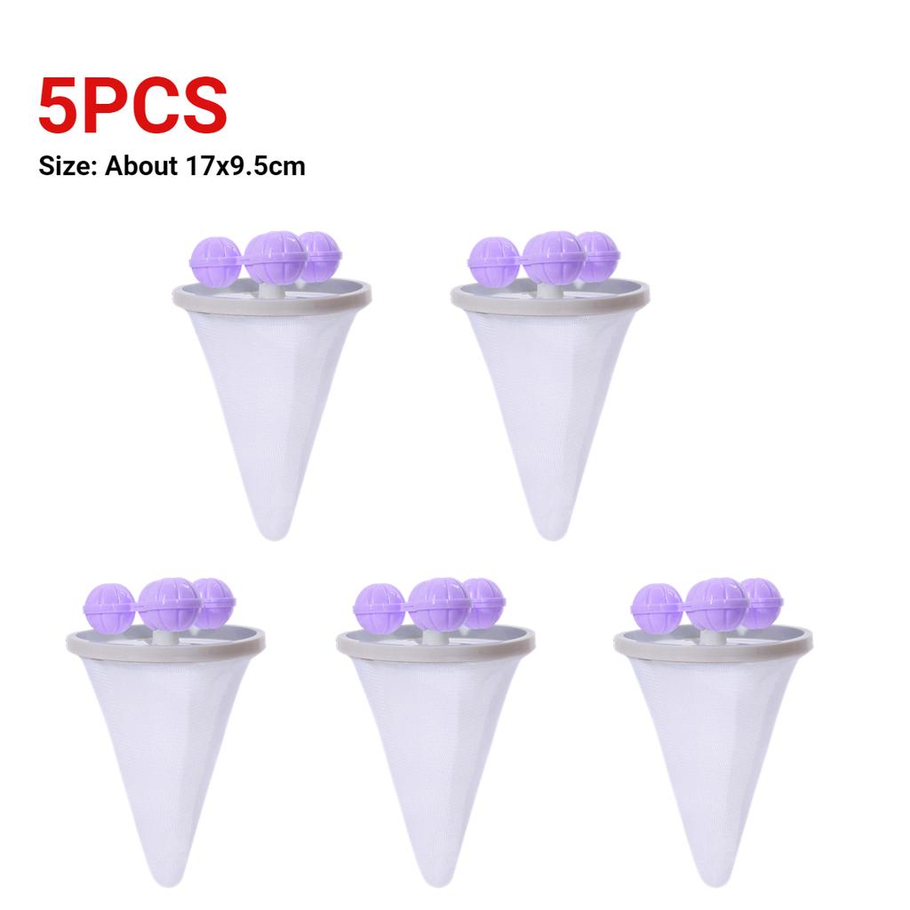 1-10PCS Washing Machine Filter Net Floating Lint Filter Mesh Bag Reusable Pet Hair Catcher Remover Laundry Cleaning Tool