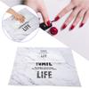 Nail Art Hand   Set Hand Arm Rest Holder Cushion Washable Manicure Table Mat Marble