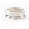 Excellent TIFFANY&Co. Ring 1997 Logo Design Narrow Silver 925 Women Used