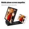 Hands Free 3D Mobile Phone Screen Amplifier HD Magnifying Stand 1Pcs Portable for Kids Online Learning Video Calls