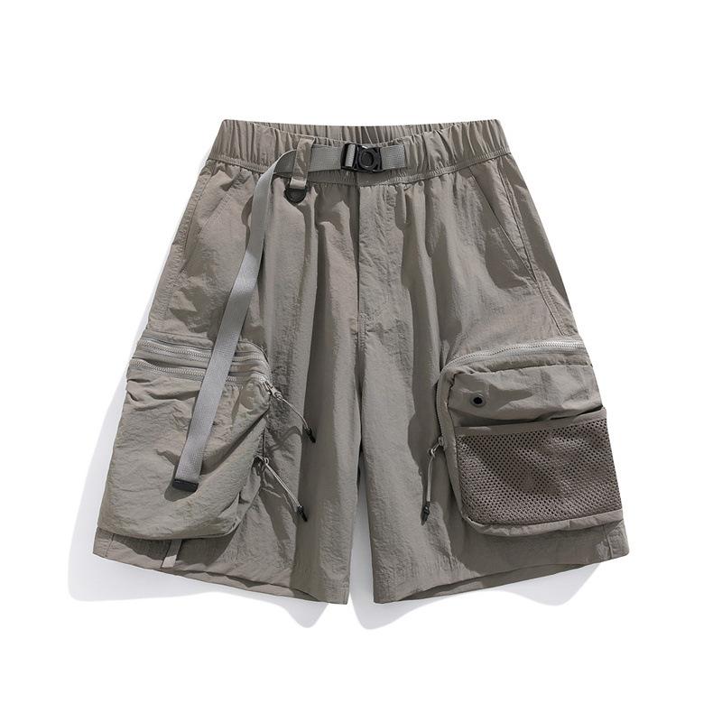 

Летние повседневные шорты свободные, простые и универсальные, с пятиточечными брюками для мужских прямых драпированных брюк. 4XL