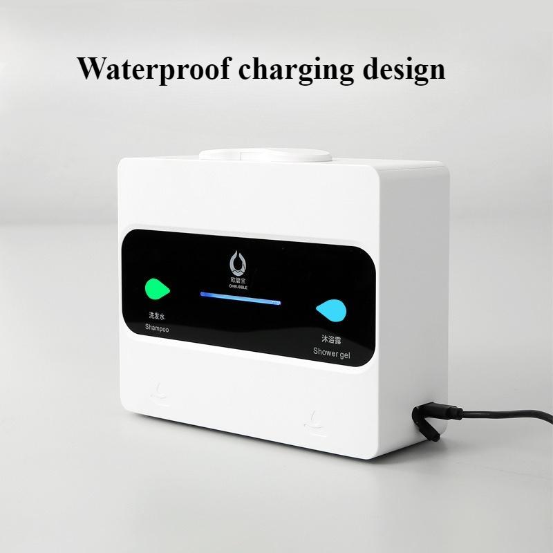 Double Head Soap Dispenser Detergent Intelligent Sensing Soap Dispenser Shampoo Shower Gel Wall Mounted Soap Bottle