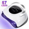 SUN X9 Max UV LED Nail Lamp, Fast Drying Gel Nail Polish Dryer, 57LEDs, Home Use, Nail Lamp with Auto Sensor for Manicure Salon