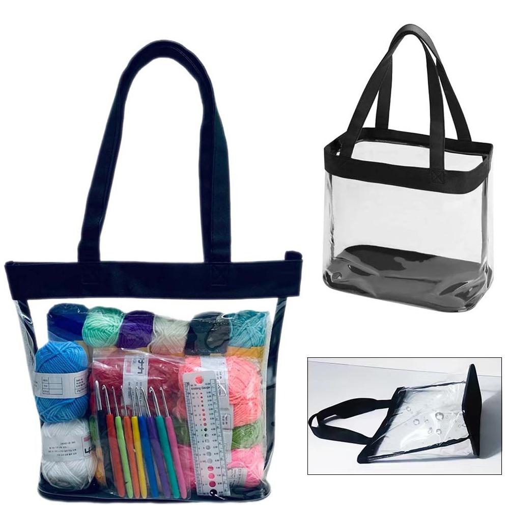 Прозрачная сумка из ПВХ для женщин и мужчин — фото 3