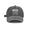 Washed Vintage Drag Racing Graphic Baseball Cap Adjustable Cotton Twill Dad Hat For Adults