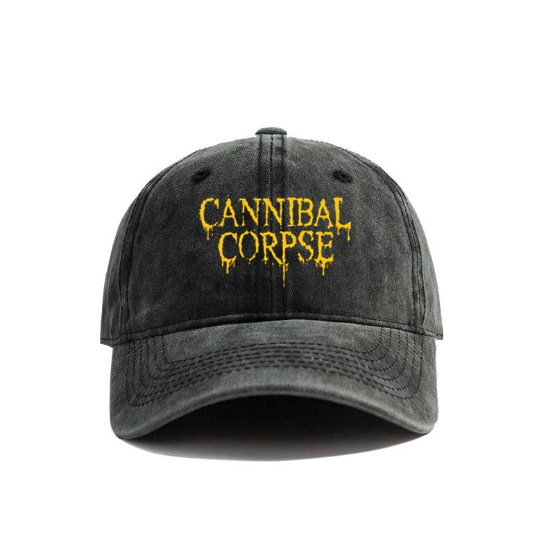 Cannibal Corpse Baseball Cap Summer Distressed Dad Hats Unisex Outdoor Adjustable Cotton Caps MZ-433