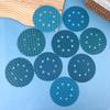 10Pcs Of 5-Inch 8-Hole Diamond-Shaped Sanding Discs With Adhesive Backing, Available In Grits 60-400 For Woodworking