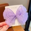 Children's Mesh Embroidered Bow Hair Clip