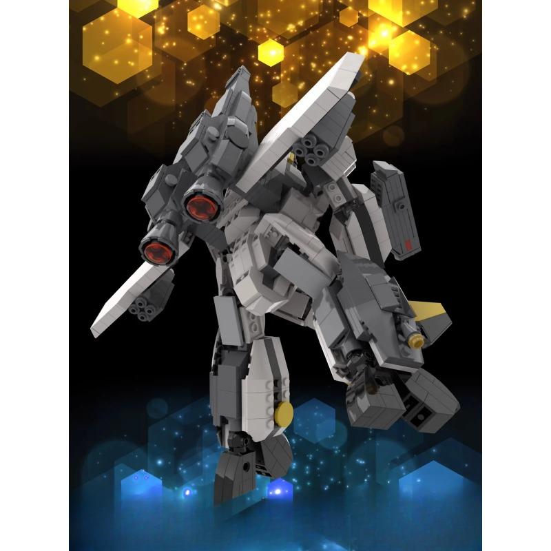 MOC Building Block Small Particle Mecha Model Robot Assembly Building Toy Boy Gift