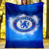 Chelsea FC Logo Aufdruck Decke—weich,warm;Vielseitige Decke für alle Jahreszeiten – perfekt als Klimadecke, Nickerchen-Decke
