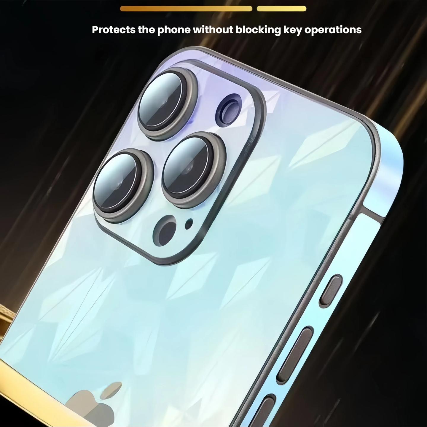 Светящаяся в темноте УФ-пленка Защитная наклейка на заднюю крышку Apple iPhone 16 Pro Max 15 Plus 12 13 14 Светоотражающая защитная наклейка iPhone 13 Pro