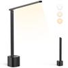 Hapfish 5000mAh Cordless LED Desk Lamp, Stylish Desk Lamp, Desk Lamp, Table Lamp [Rechargeable, Dimmable, Color Adjustable, Eye-Friendly, Rotatable],