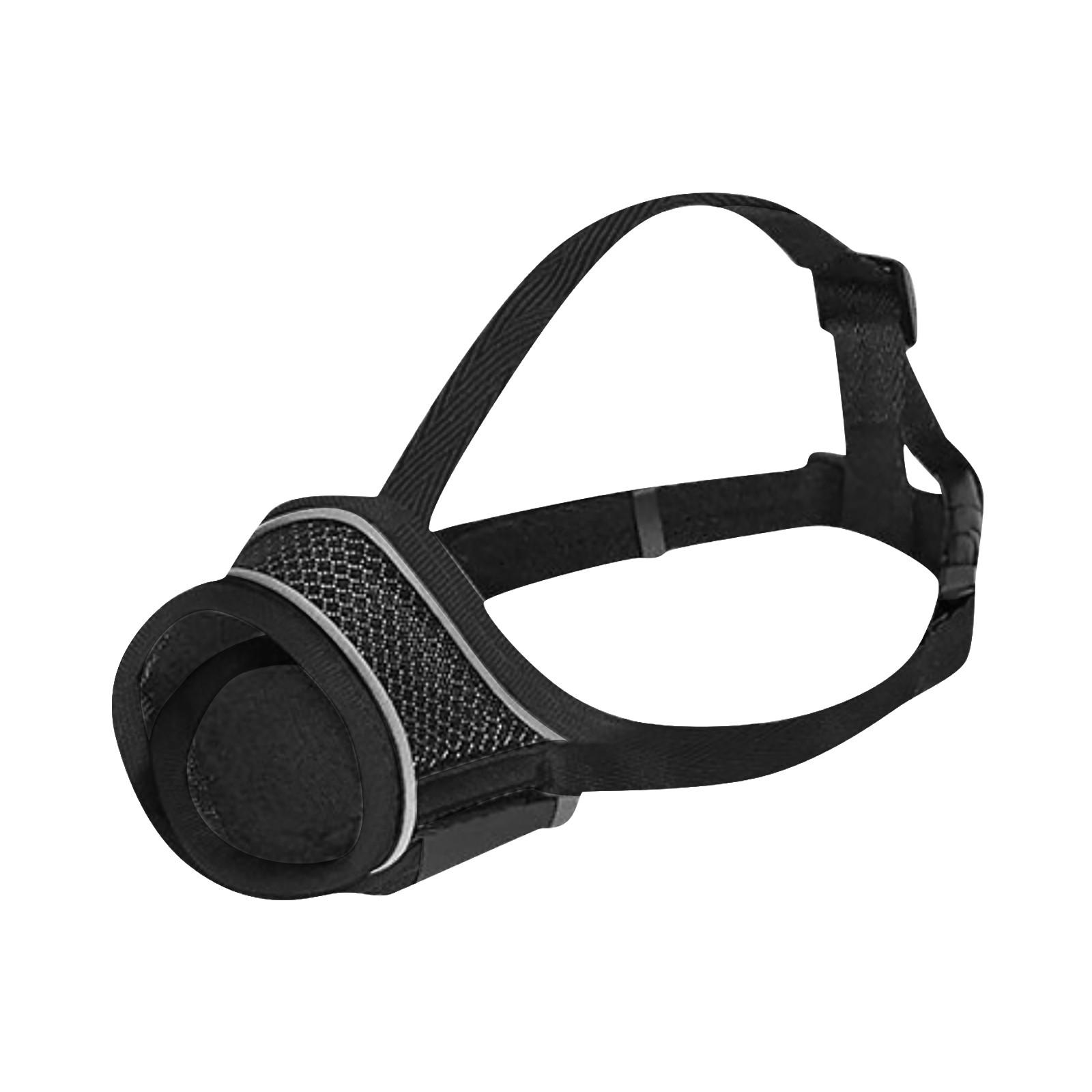 

Намордник для собак Маска для собак Устойчив к облизыванию Устойчив к укусам Дышащий Регулируемый намордник для домашних животных Питьевая вода XS чёрный