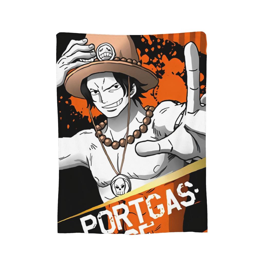 Luffy Anime Manga Coral Fleece Plush Throw Blanket Zoro Blanket for Home Couch Super Warm Bedding Throws,