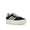 Adidas Gazelle Bold Czarne Białe Damskie Sneakersy Core-Black Cloud-White Core-White HQ6912