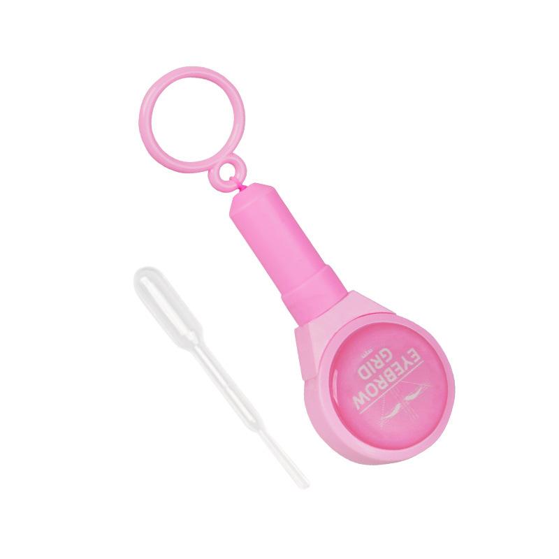 

1pc Stretchable Permanent Makeup Supplies Line Ruler - Beginner s Line Drawing and Positioning Tool розовый