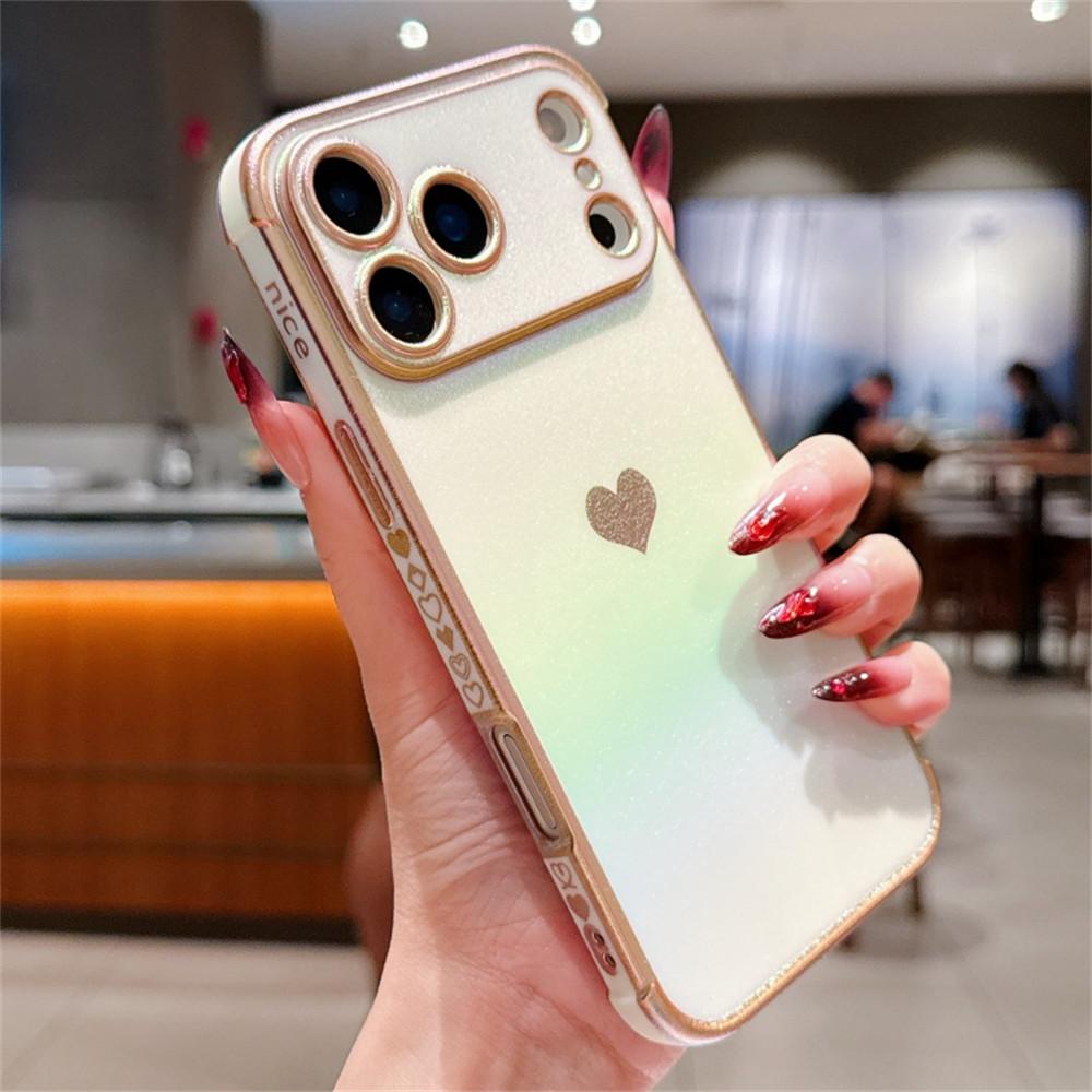 For iPhone 17 Pro Max Magnetic Case TPU Dazzling Color Electroplated Phone Back Cover