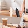 Milchaufschäumerstab - Leistungsstarker elektrischer Handrührer und Mini-Mixer für Kaffee, Matcha und Proteinshakes - Langlebig, leicht zu reinigen und schneller Aufschäumer (Sahne)