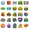 50Pcs Outdoor Hiking Adventure Camping Camping Mountaineering Sports Graffiti Stickers