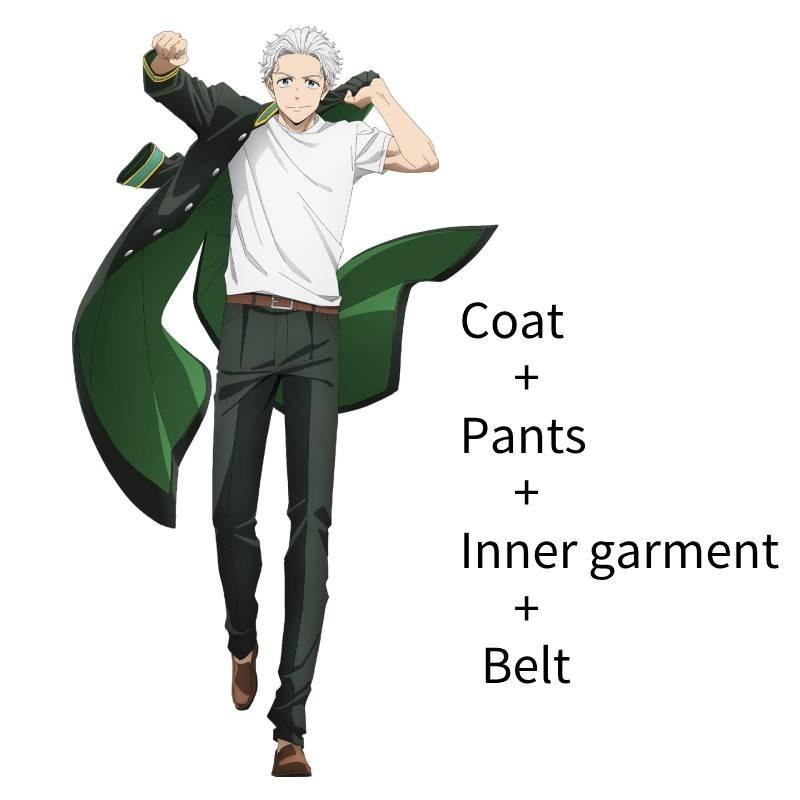 Polyester Windproof Windbreaker Cosplay Outfit With Accessories