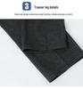 High Waist Plus Velvet Pants - Autumn/Winter Loose Fit for Mid-aged & Elderly Women
