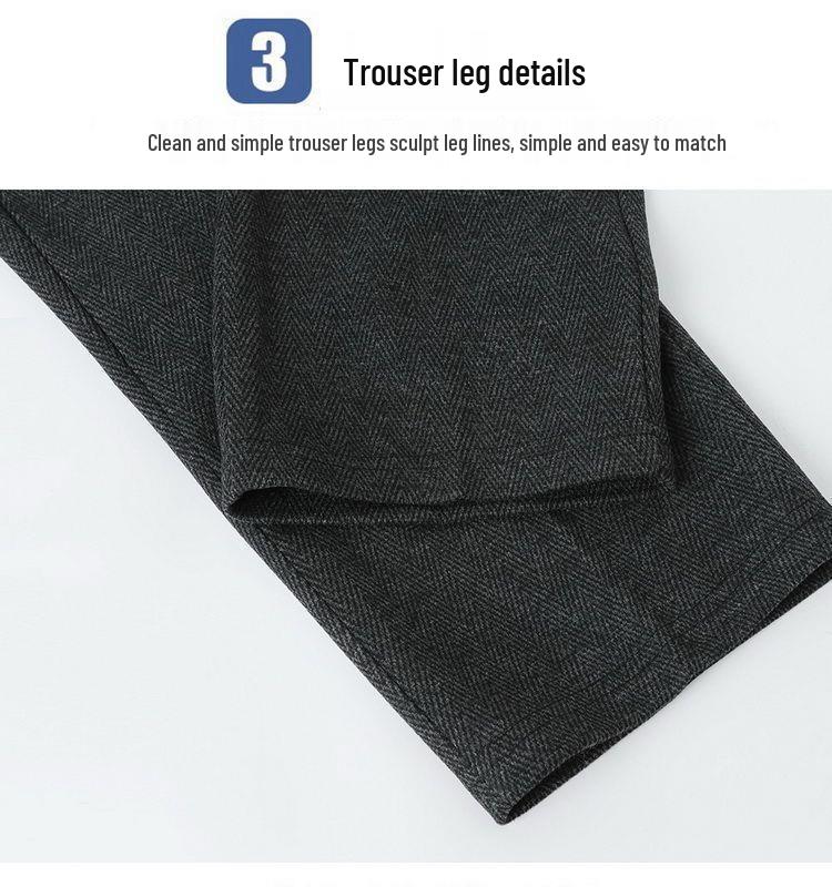 High Waist Plus Velvet Pants - Autumn/Winter Loose Fit for Mid-aged & Elderly Women