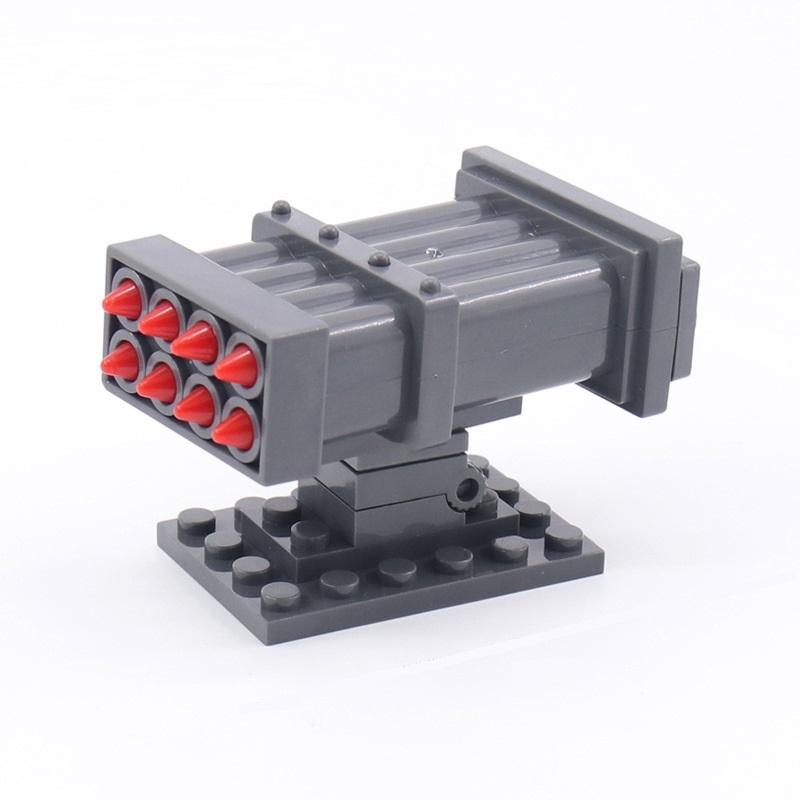 Voják s raketometem Armádní zbraň MOC SWAT Vojenské zbraně Playmobil Hračky Figurky Stavební kostka Cihlička Mini Sestavovací hračky