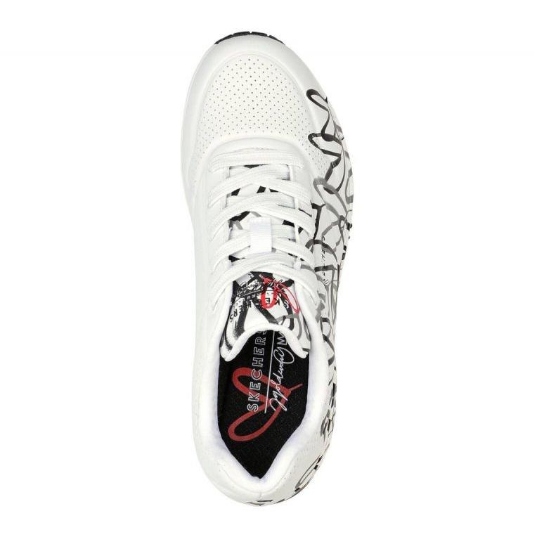 Sneakers Skechers White / Black / Grey Lifestyle Version