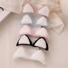 2Pcs Plush Cat Ears Steamed Cat Ear Shaped Bread Children Hair Clip Cute Cartoon Stereo Clip Little Girl Hair Accessory For Dail