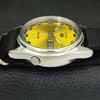 AUTOMATIC VINTAGE SEIKO 5 JAPAN 7009A MENS GOLDEN COLOR DIAL WATCH A701298-5 R206a-a701298