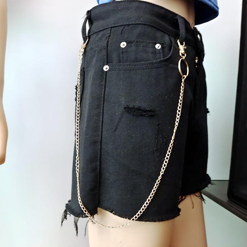 New Men's and Women's Waist Chain Rock Nightclub Metal Waist Chain Jeans Accessories