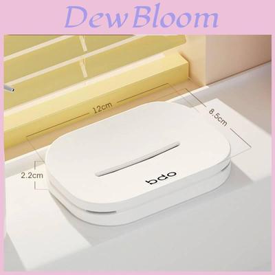 Pp Double Layer Soap Dish For Bathroom With Drip Tray And Creative Design For Home Use