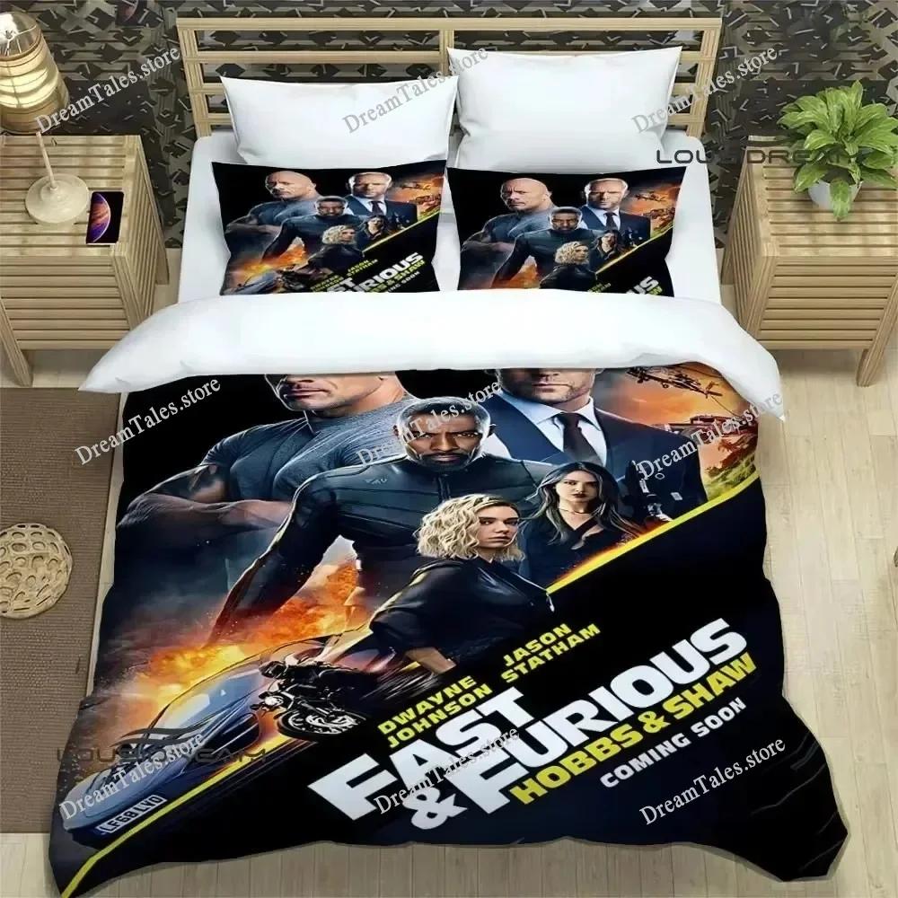 3D Print Fast & Furious Bedding Set Boys Girls Twin Queen King Size Duvet Cover Pillowcase Bed Boys Adult Home Textileextile369