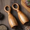 2 Stück Keramikkern Pfeffer Salz Mahlflasche mit Aufbewahrungsbasis Pfeffermühle Kochen