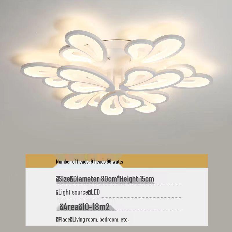Elegant Modern LED Nordic Ceiling Lamp for Living Room, Bedroom, and Restaurant