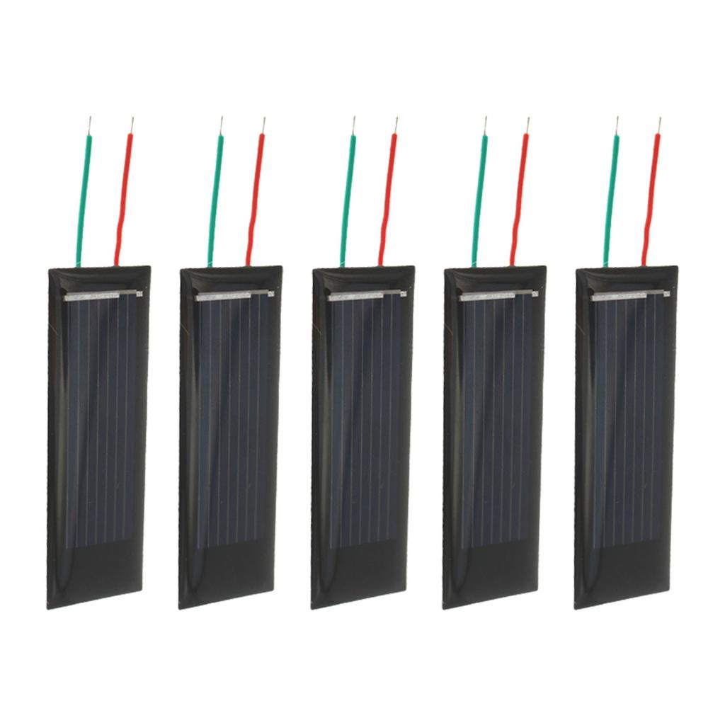 0.5V 130MA Solar Panel Dripping Glues Plate With Wire Solar Systems Module for Science And Technology Products Enduring