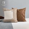 Nordic Luxury Woven Pu Leather Cushion Cover For Home Sofa Bed Throw Pillow Case Living Room Decorative