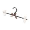 Plastic Pearl Decorative Hanger Clothing Accessory for Children Skirts Dresses and Wardrobe Organization