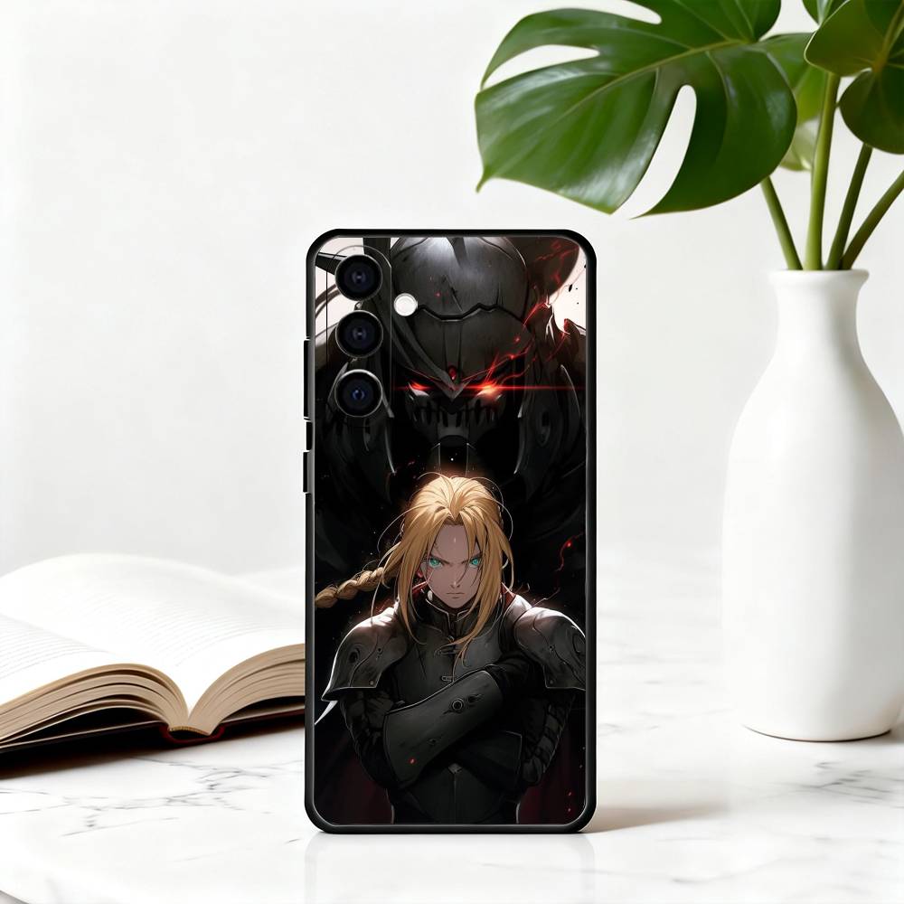 A-Alchemist F-Fullmetal E-Edward E-Elric-EE Phone Case For Samsung Galaxy A73,A72,A71,A70,A53,A52,A51,Others Soft Black Cover