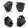 DPST Boat Rocker Switch SPST Waterproof Rocker Switch Light Bar Toggle Switch Button  For Truck